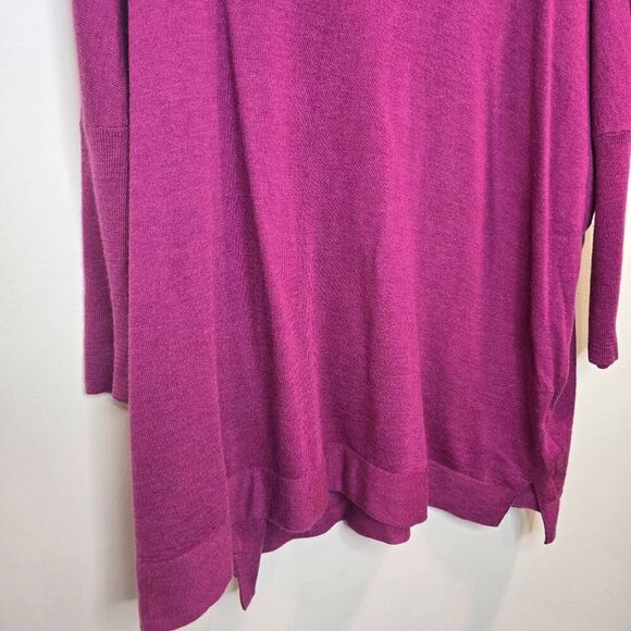 Eileen Fisher Sweater Womens Large Knit 100%‎ Merino Wool Thermal Gorpcore - Picture 3 of 6